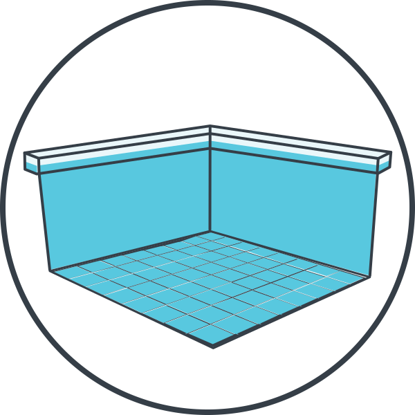 Floor, Walls & Waterline